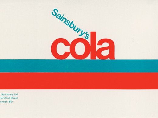 sainsbury's cola label