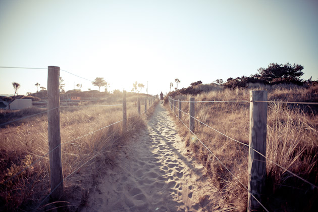 sandy path