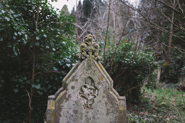 ornate gravestone